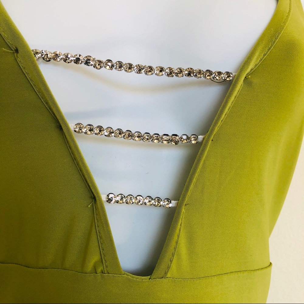 Sexy Green Club Dress - Picture 6 of 7